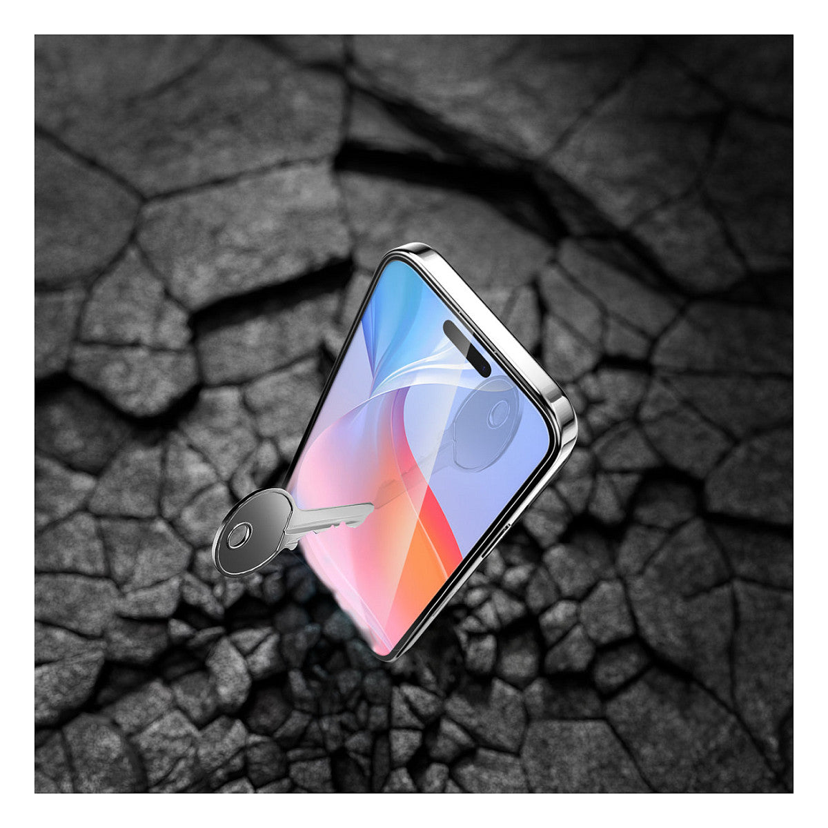 4smarts Second Glass mit Montagerahmen fr iPhone 16