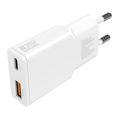 4smarts Netzladegert PDPlug Slim Duos 30W GaN USB-C+USB-A