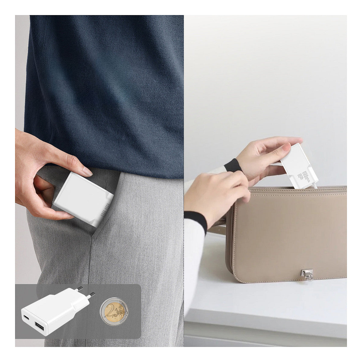 4smarts Netzladegert PDPlug Slim Duos 30W GaN USB-C+USB-A