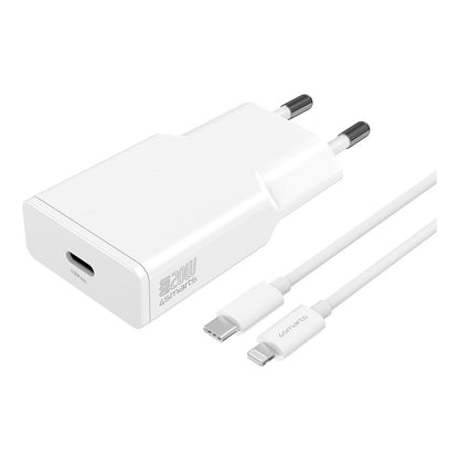 4smarts Set PDPlug Slim 20W GaN 1C + USB-C auf Lightning Kabel