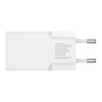4smarts Netzladegert PDPlug Duos Slim 20W GaN USB-C/A. wei