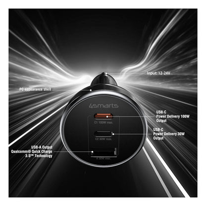 4smarts Kfz Ladegert VoltRoad Ultimate 160W schwarz