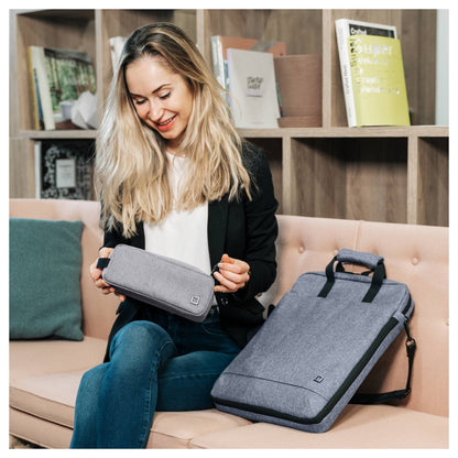 Dicota Eco Accessories Pouch MOTION Light Grey