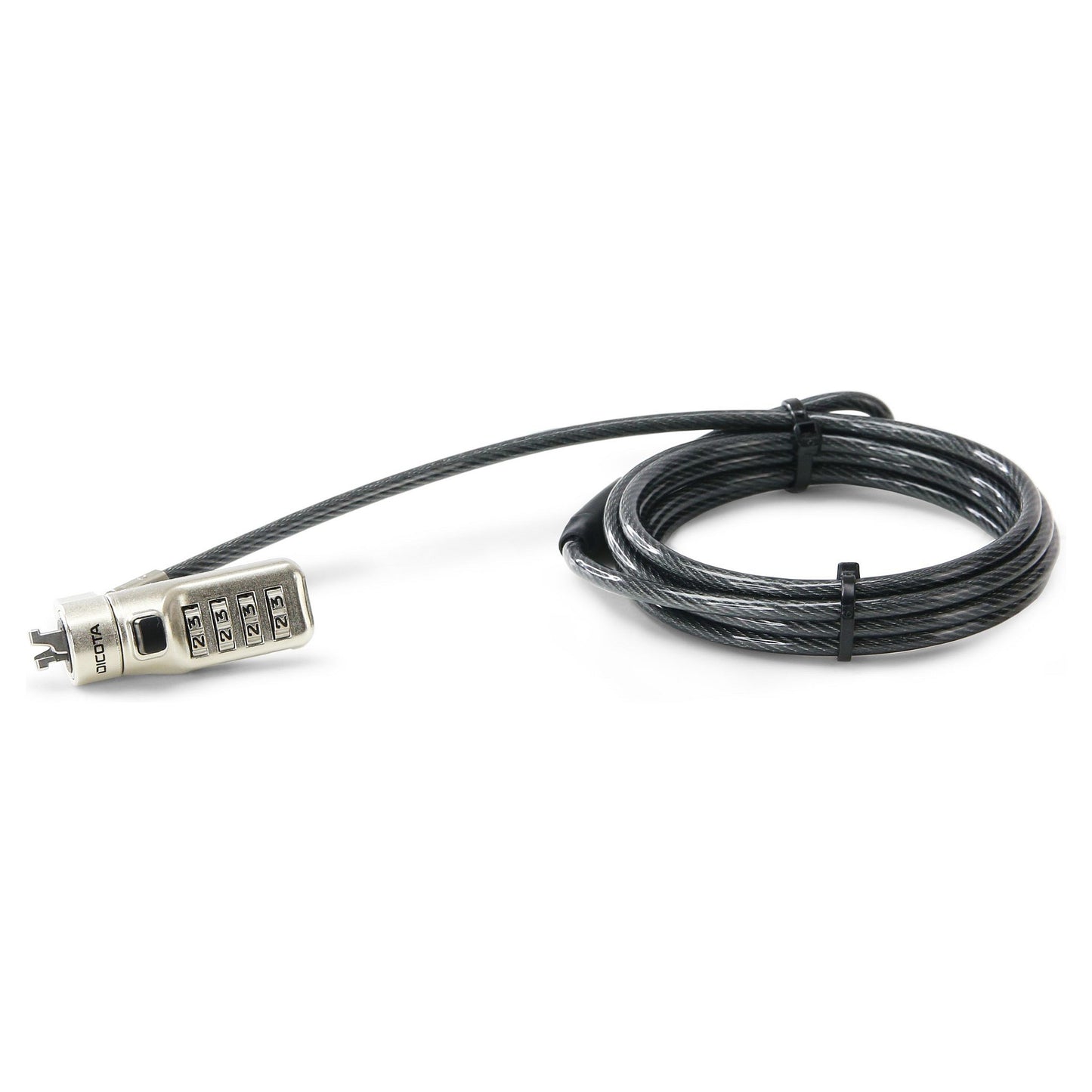 Dicota Security Cable N-Lock combi./res. 2.5x6mm slot.single