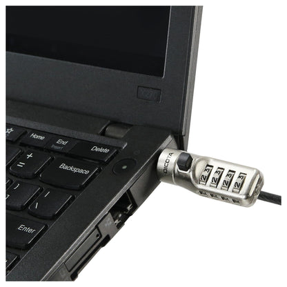 Dicota Security Cable N-Lock combi./res. 2.5x6mm slot.single