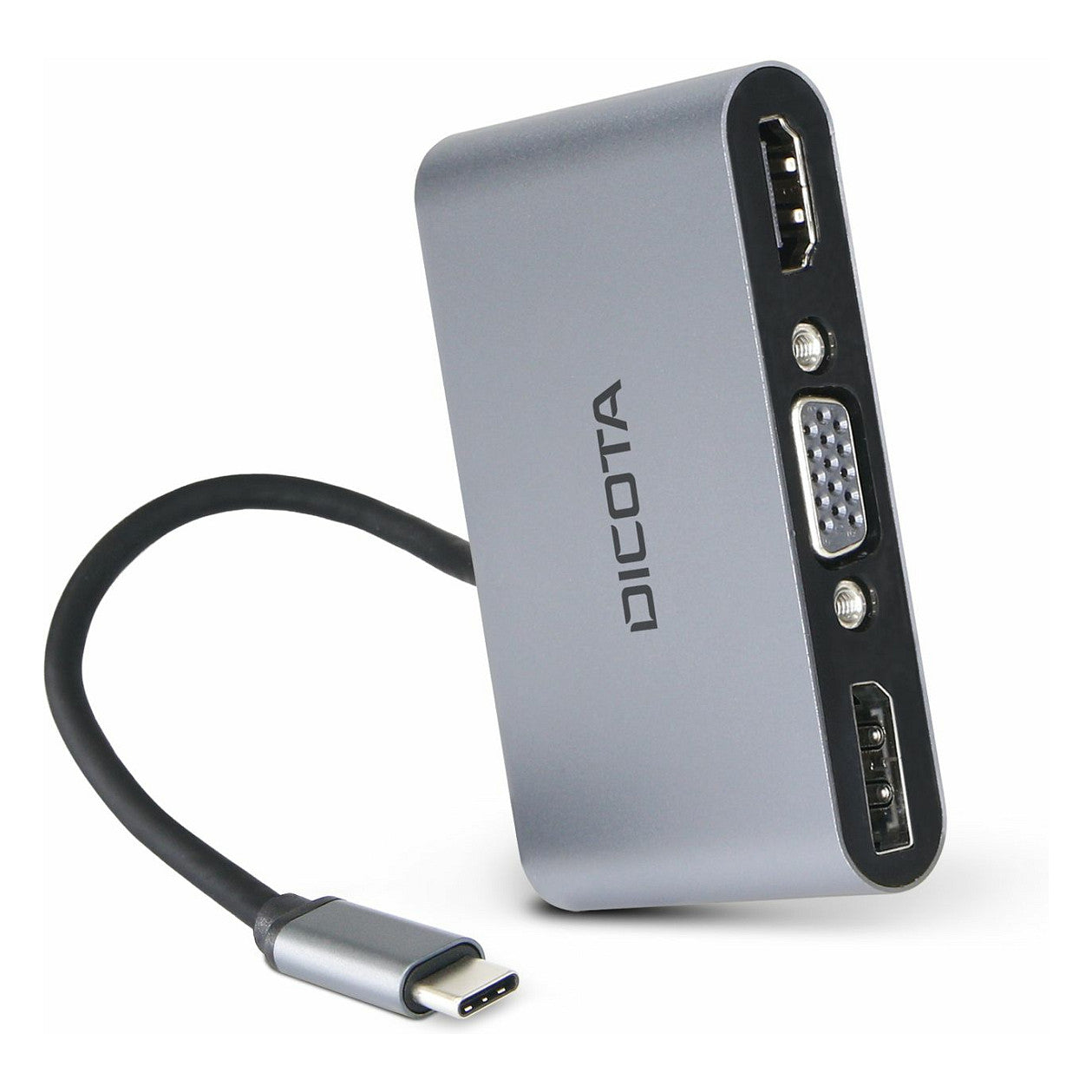 D Dicota USB-C Portable 5-in1 Docking Station 4K HDMI/DP PD