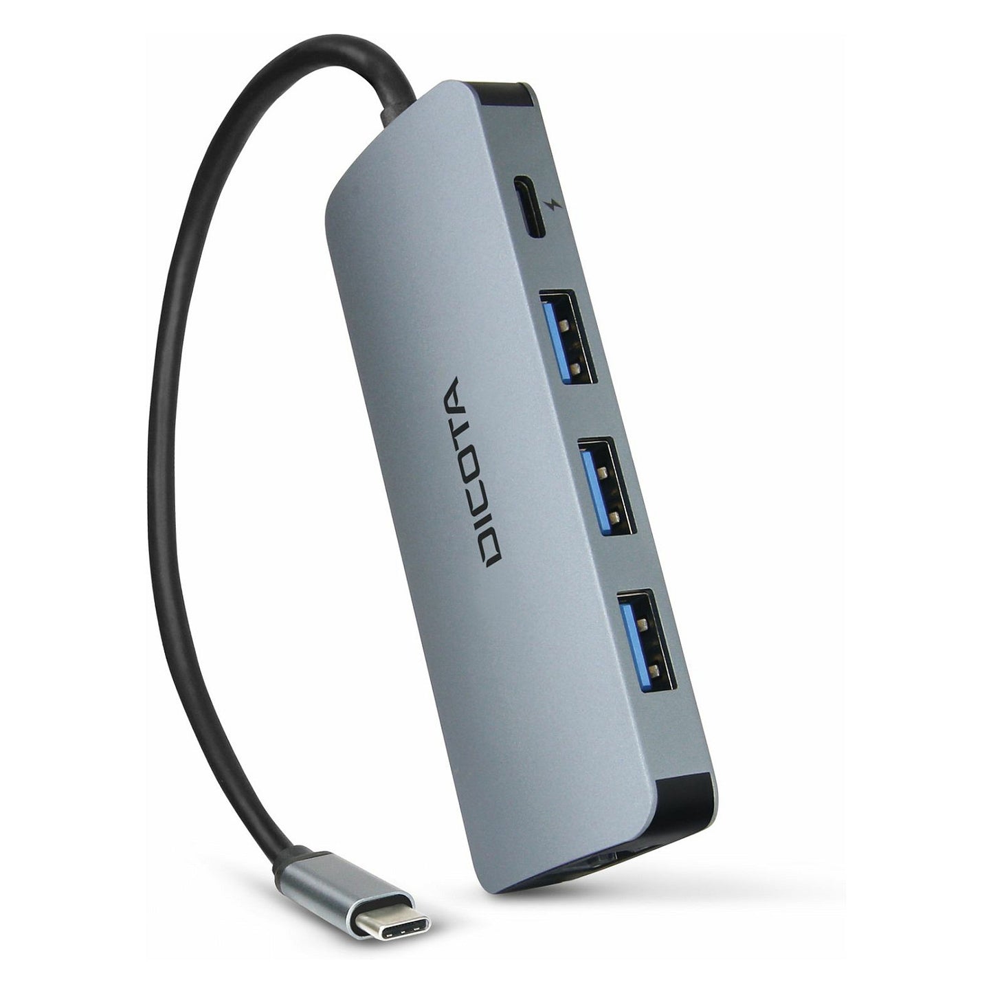 D Dicota USB-C 8-in-1 Multi Hub 4K PD 100W silver