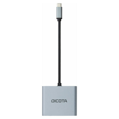 D Dicota USB-C Portable 4-in1 Docking Station 4K HDMI PD 100W