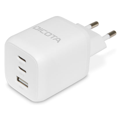 D Dicota Compact 3-Port GaN Wall Charger (65W) EU white