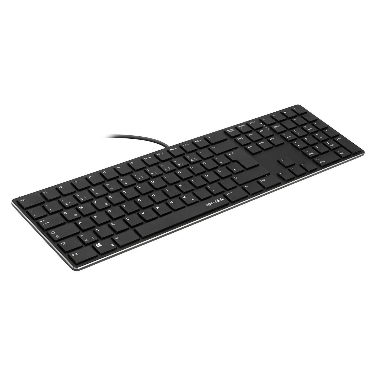 Speedlink Tastatur RIVA Slim Metal Scissor. schwarz retail