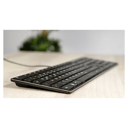 Speedlink Tastatur RIVA Slim Metal Scissor. schwarz retail