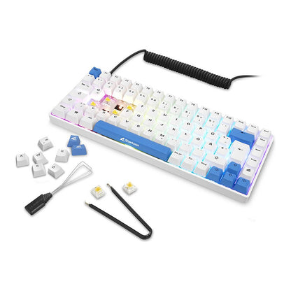 Sharkoon SKILLER SGK50 S3 PBT WHITE