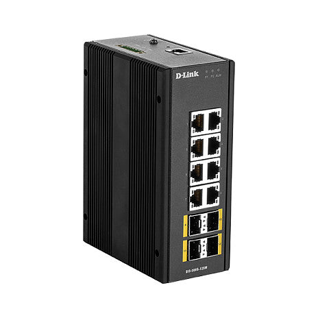 D-Link DIS-300G-12SW 12-Port Gigabit Industrie Switch
