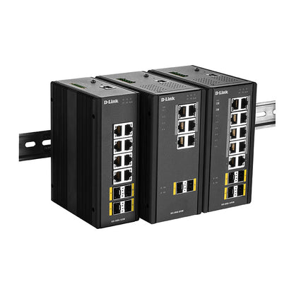 D-Link DIS-300G-12SW 12-Port Gigabit Industrie Switch