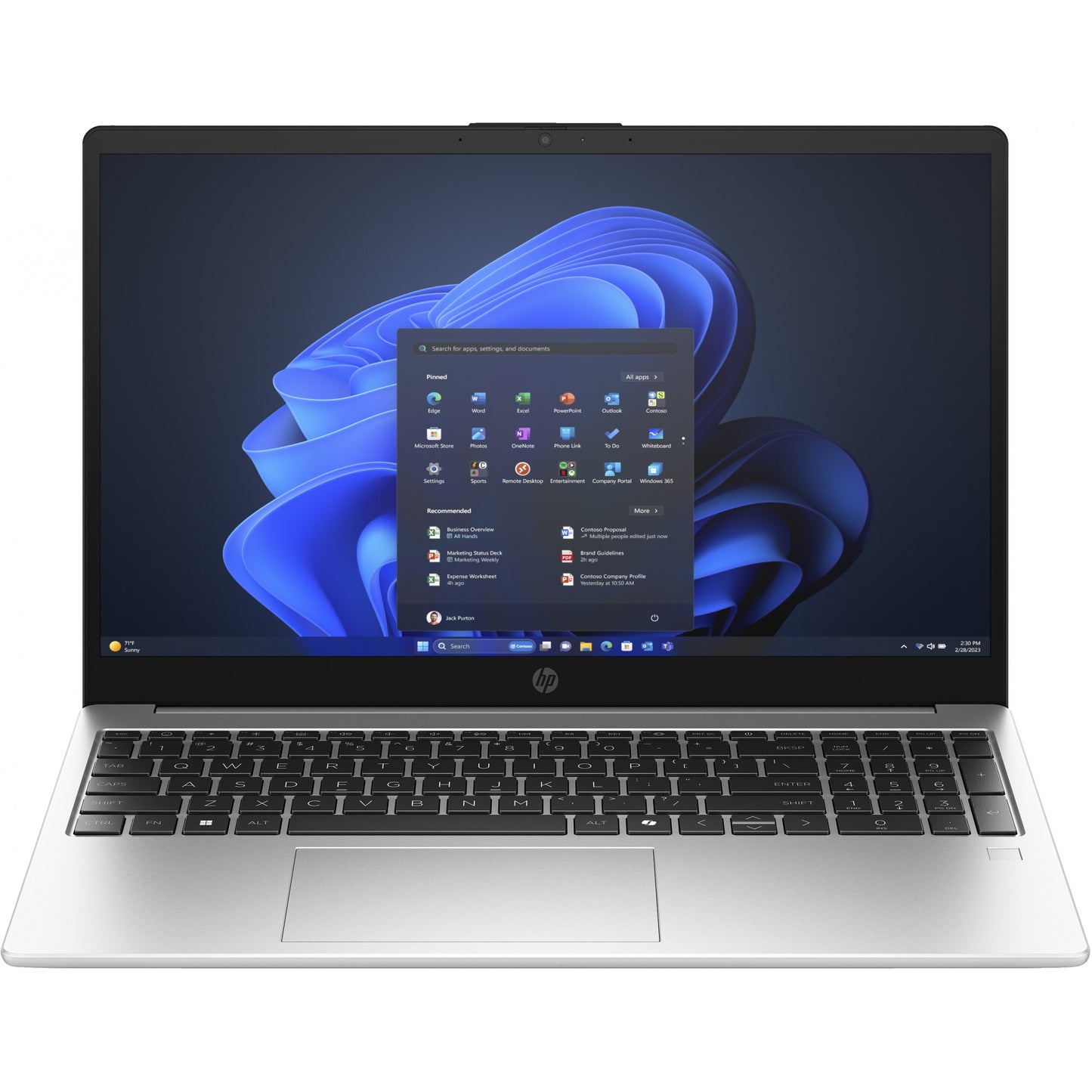 HP 255R G10 (15") R5-7535U 16/512SSD FHD W11P 12 Monate
