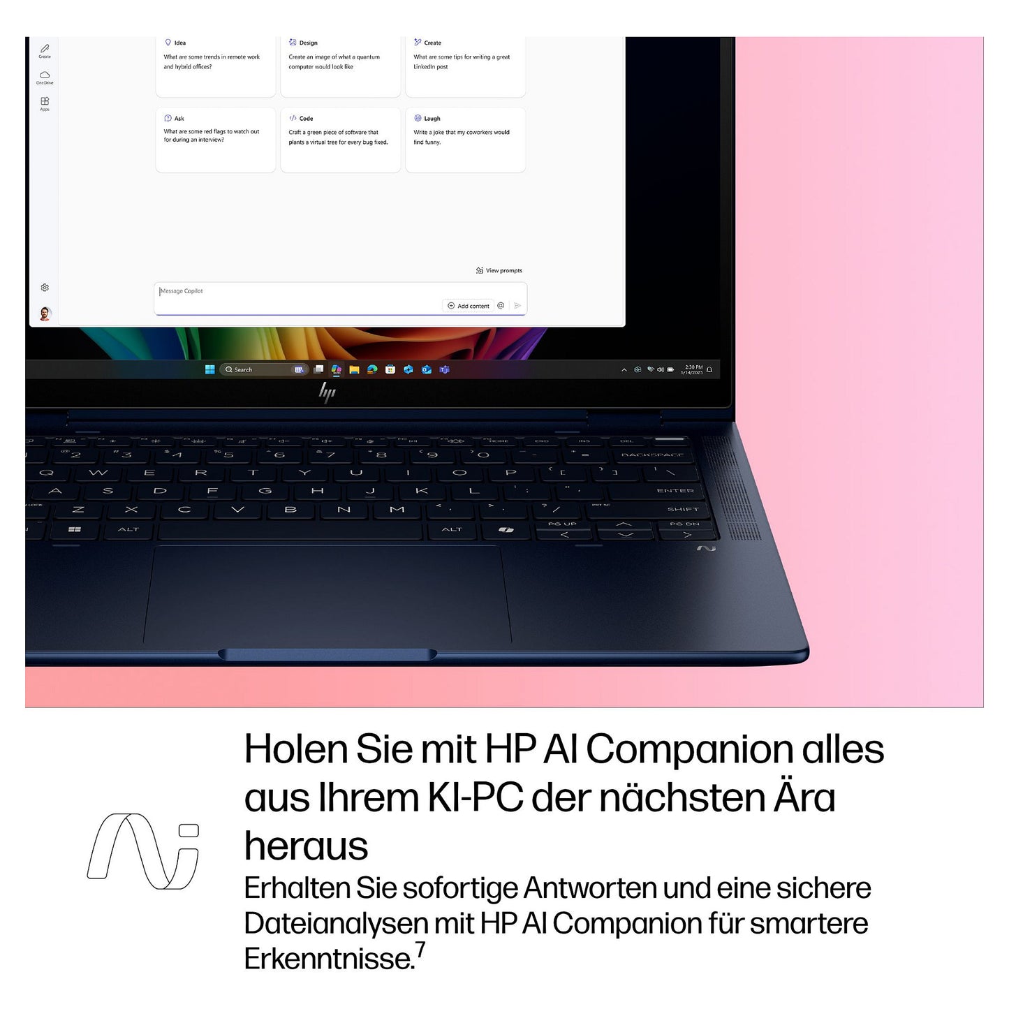 HP EliteBook X Flip G1i CU7-258V/32GB/1TBSSD 5G 1J W11P 12 Monate