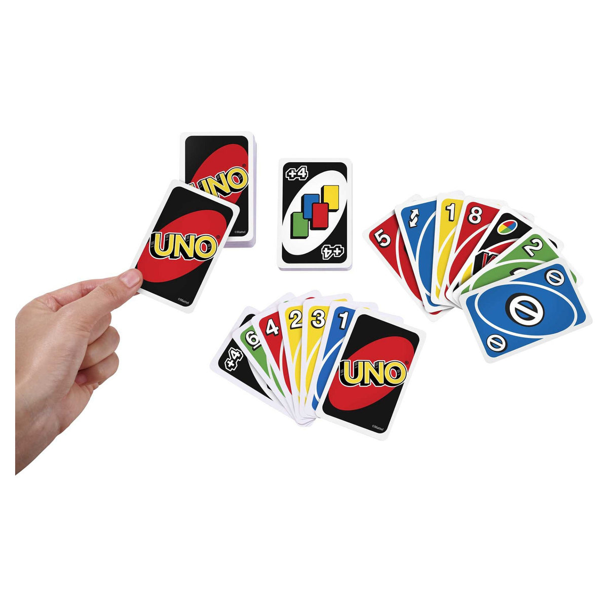 UNO Mattel Kartenspiel Klassik 2-10 Spieler 7+
