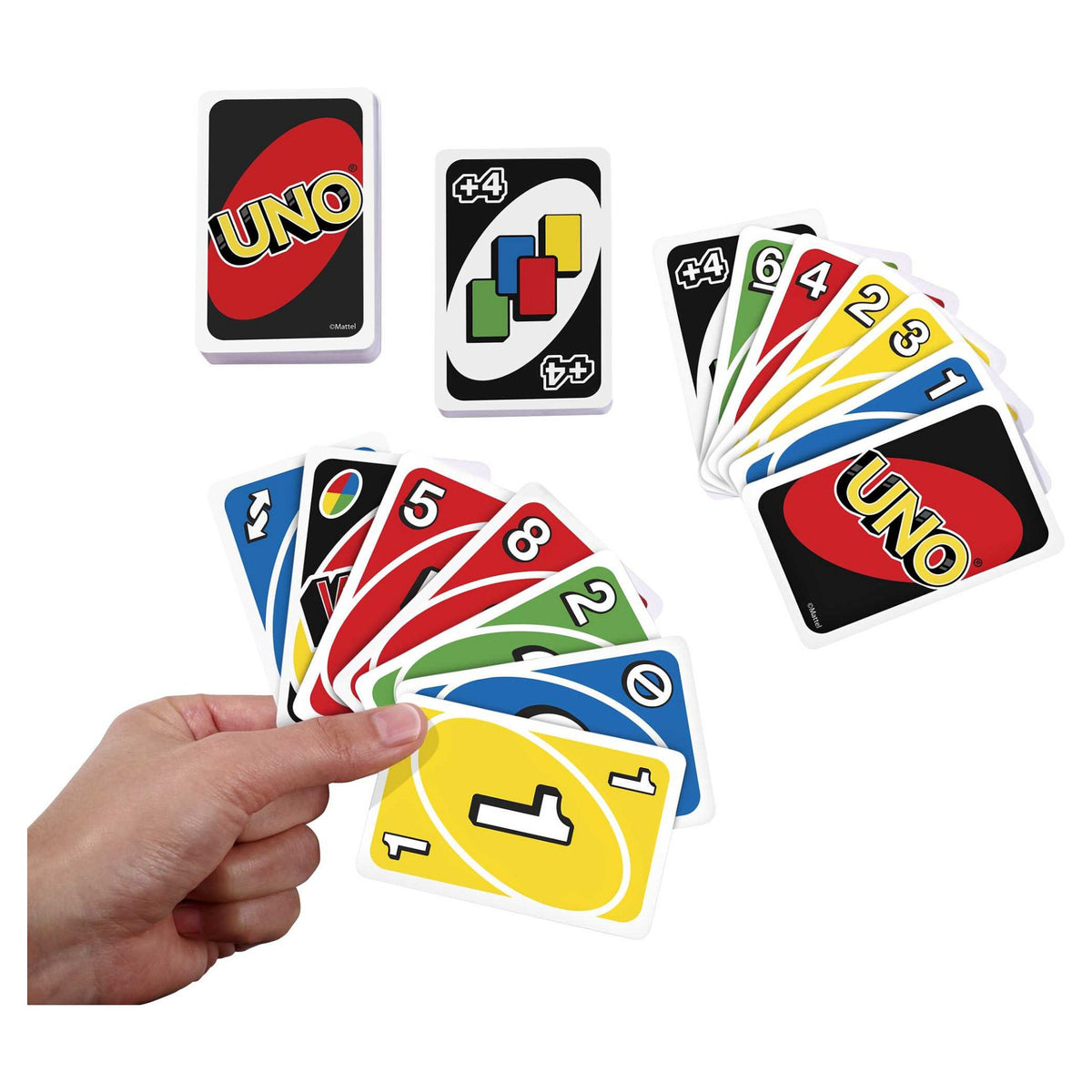 UNO Mattel Kartenspiel Klassik 2-10 Spieler 7+