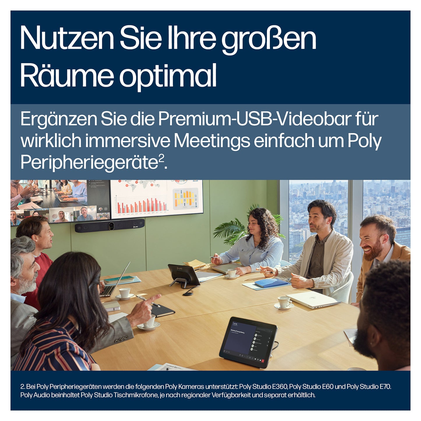 Poly Studio V72 USB VIDEO BAR