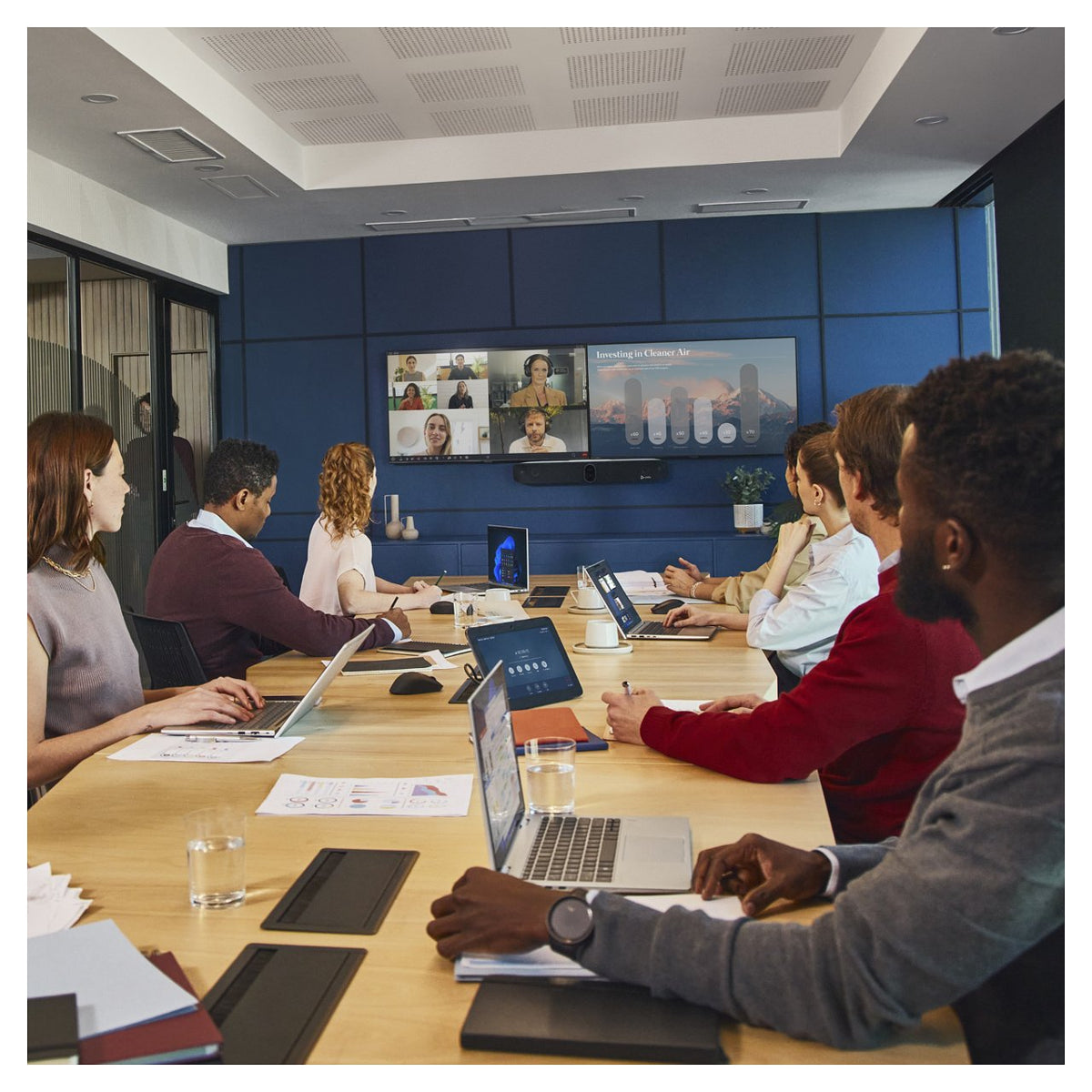 HP Poly Studio X72 All-in-One Videoleiste Ohne PowerCord TAA
