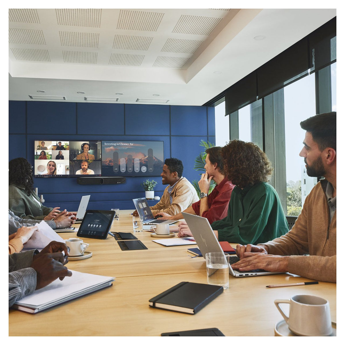 HP Poly Studio X72 All-in-One Videoleiste Ohne PowerCord TAA