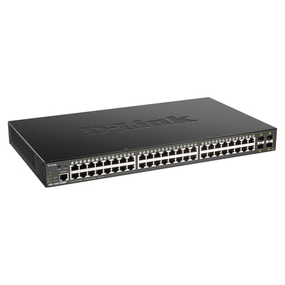 D-Link DGS-1250-52XMP 52-Port Smart Mgd. PoE+ Gigabit Switch