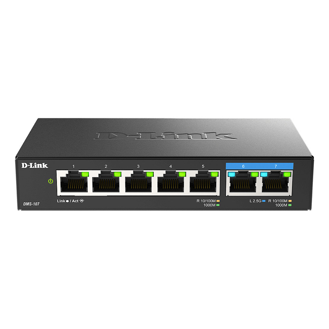 D-Link DMS-107 7-Port Multi-Gigabit Unmanaged Switch