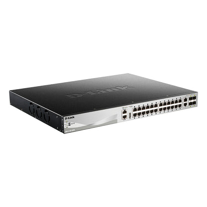 D-Link DGS-3130-30PS/E 30-Port L2+ PoE Gigabit Stack Switch