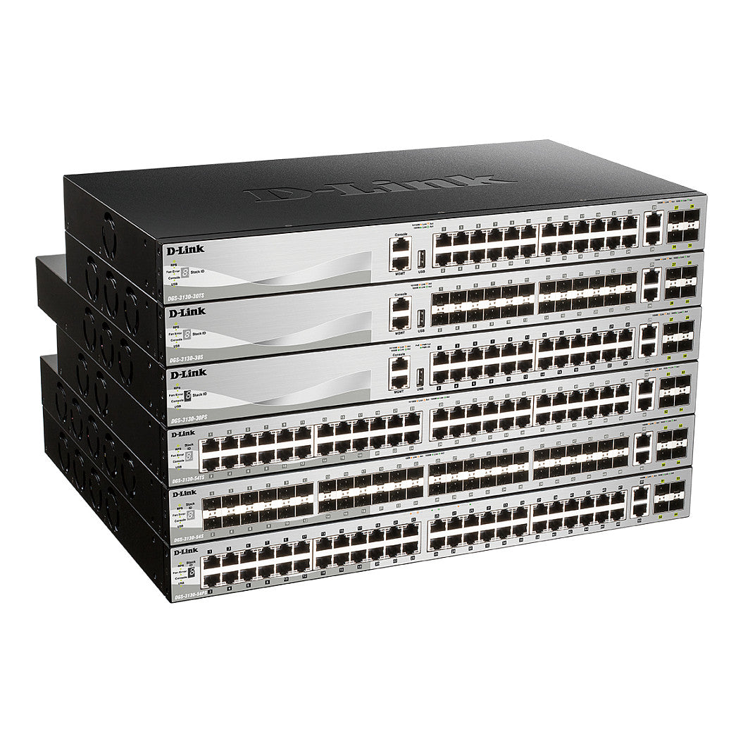 D-Link DGS-3130-30TS/E 30-Port L2+ Gigabit Stack Switch