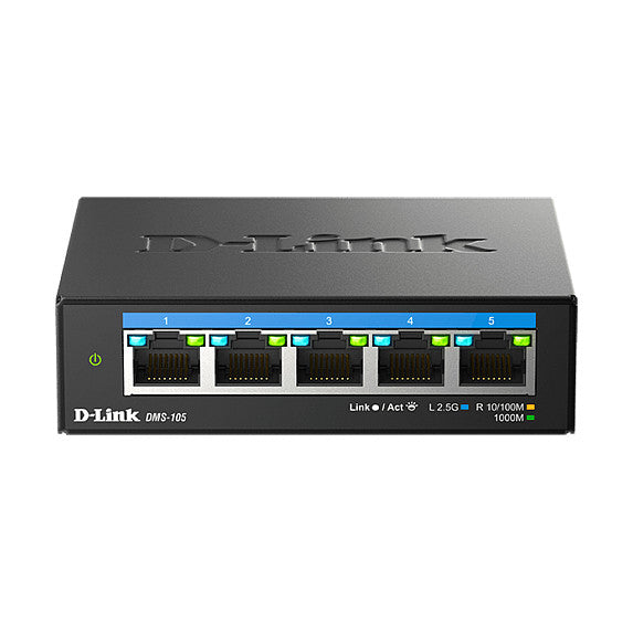 D-Link DMS-105 5-Port Multi-Gigabit Unmanaged Switch