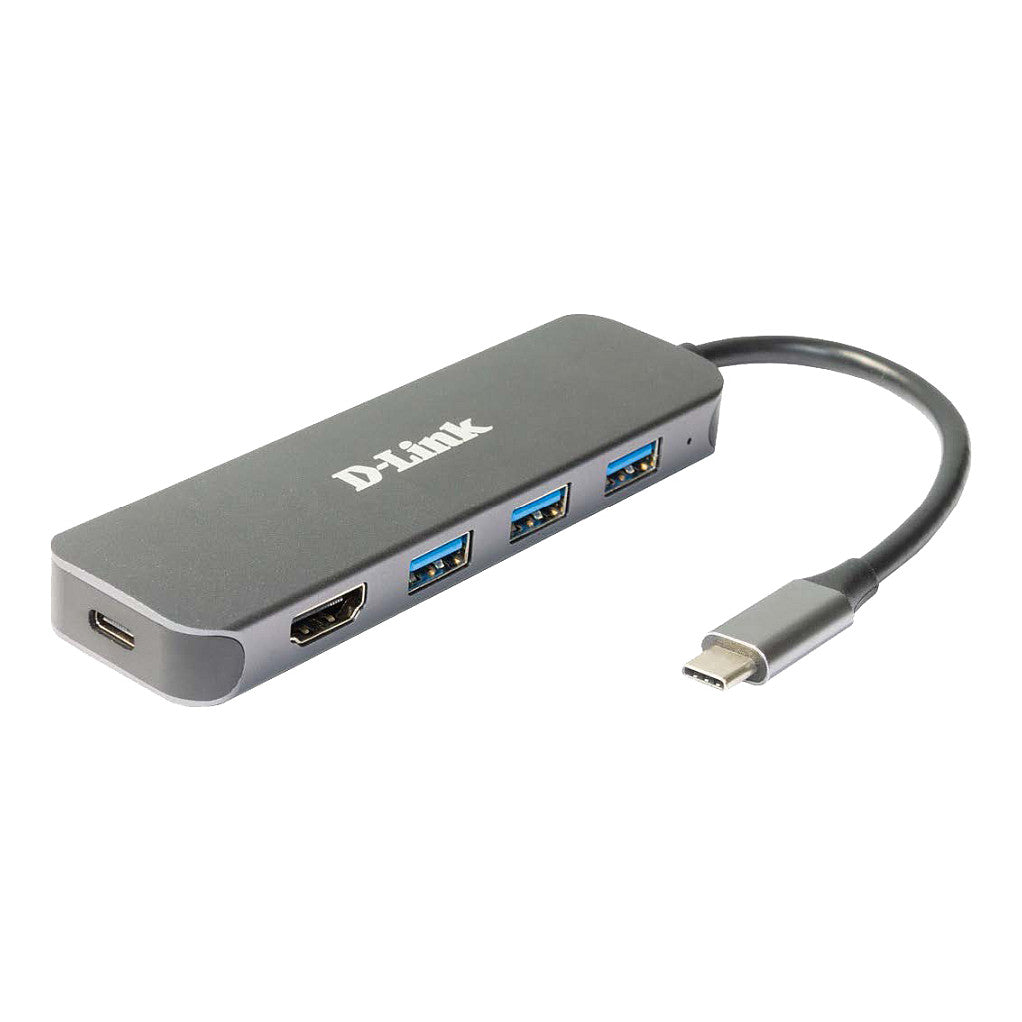 D-Link DUB-2333 5-in-1 USB-C Hub HDMI/Power Delivery1x HDMI