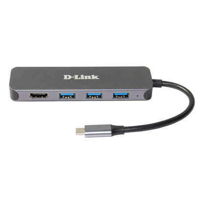 D-Link DUB-2333 5-in-1 USB-C Hub HDMI/Power Delivery1x HDMI