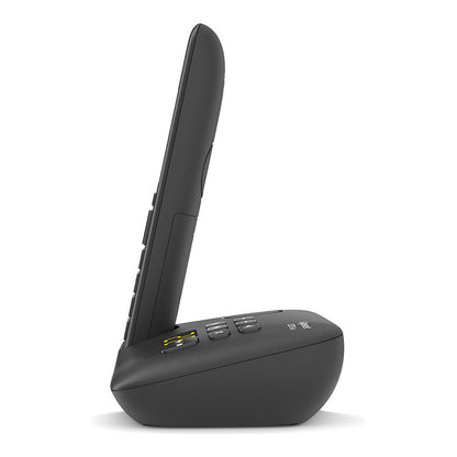 GIGASET C575A schwarz schnurlos analog (DECT) Anrufbeantworter TFT-Farb-Display Freisprechen Adressbuch fr 200 Eintrge Wecker