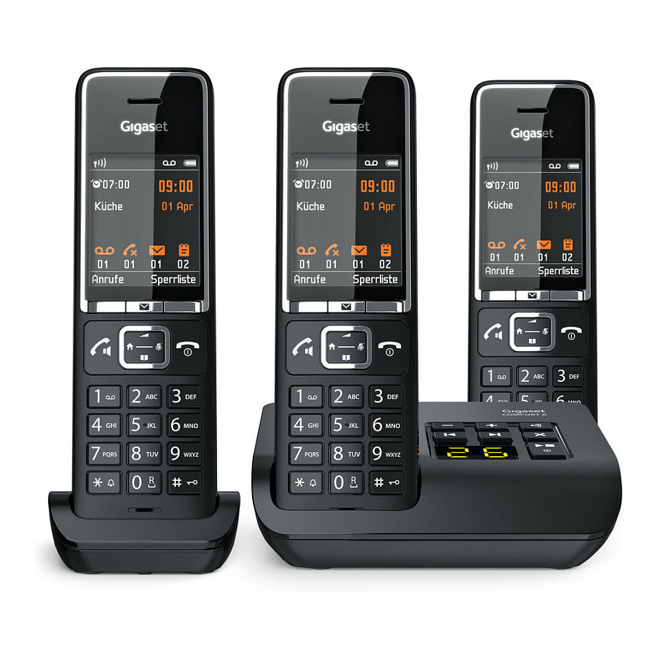 Gigaset COMFORT 550A trio schwarz/chrom
