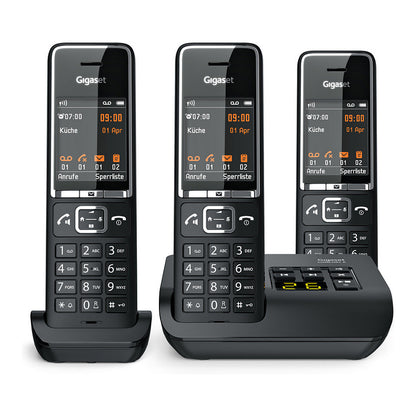 Gigaset COMFORT 550A trio schwarz/chrom