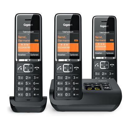 Gigaset COMFORT 550A trio schwarz/chrom