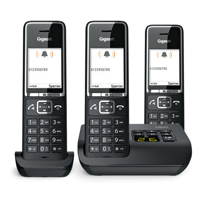 Gigaset COMFORT 550A trio schwarz/chrom