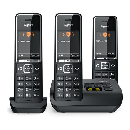 Gigaset COMFORT 550A trio schwarz/chrom