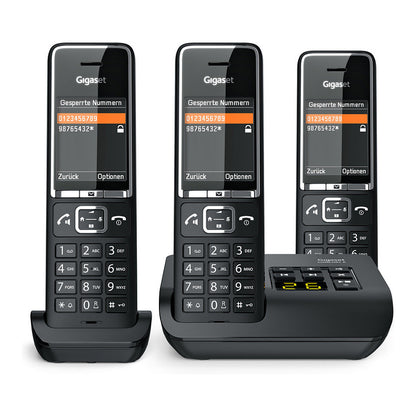 Gigaset COMFORT 550A trio schwarz/chrom