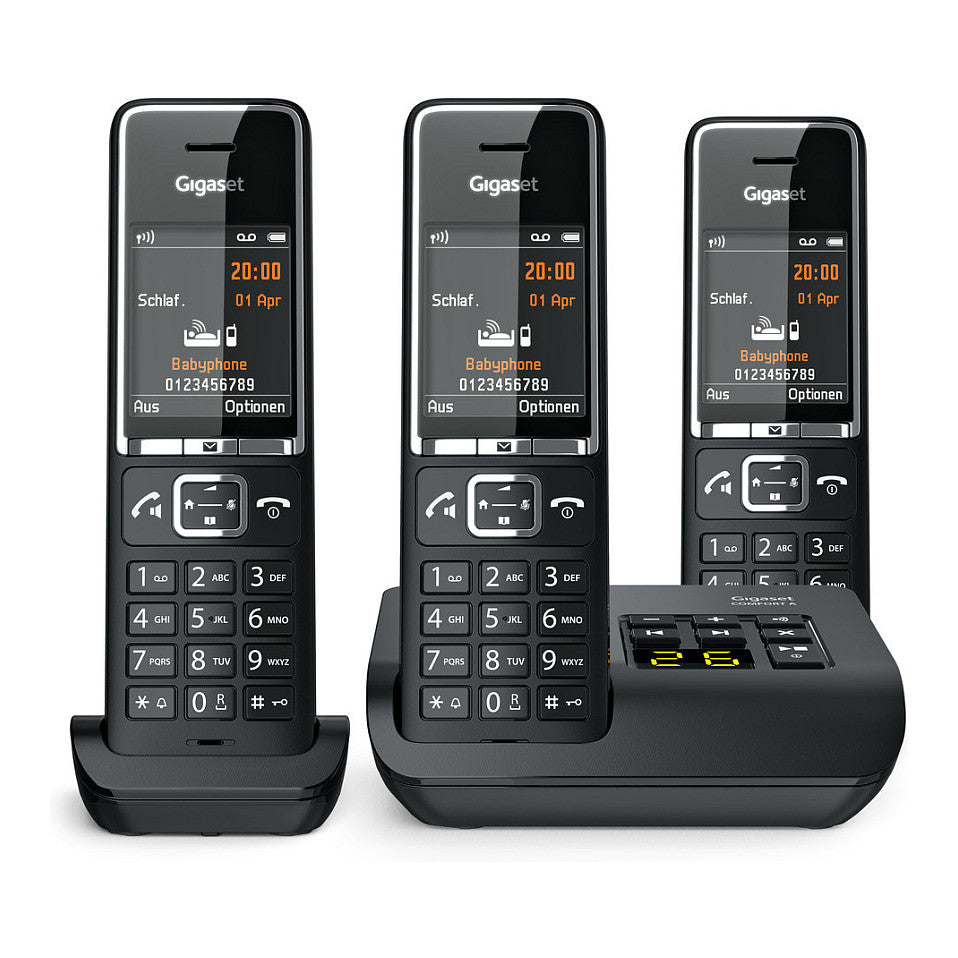 Gigaset COMFORT 550A trio schwarz/chrom