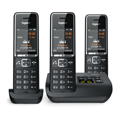 Gigaset COMFORT 550A trio schwarz/chrom