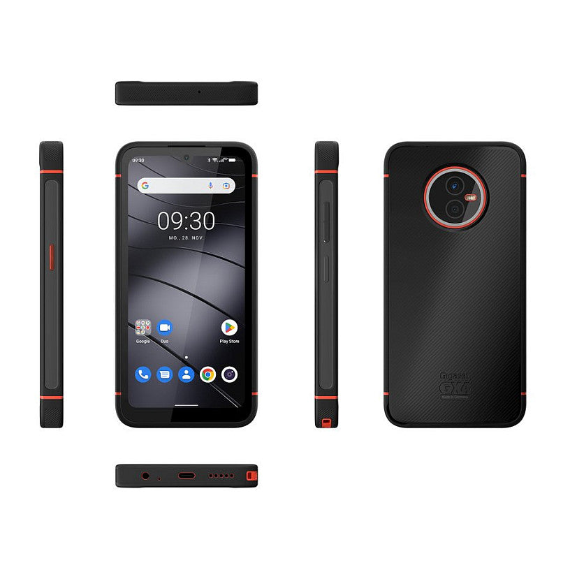GIGASET GX4 PRO Black Android 12 15.4 cm 6.1 Zoll HD+ Display 16 MP Frontkamera Wechselakku IP68 MIL-STD-810H Militrstandard NFC