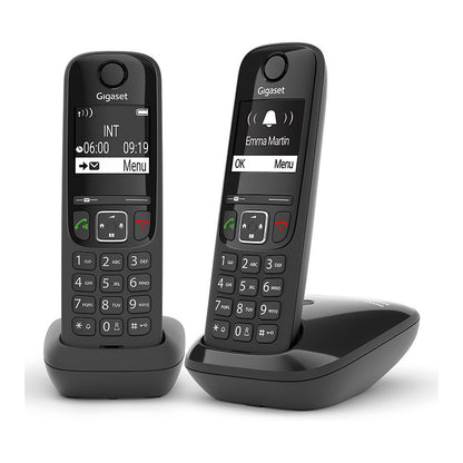 Gigaset AS690 Duo schwarz int.