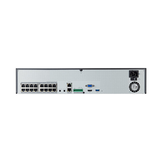 Hanwha Techwin IP-Cam Zbh. Recorder XRN-1620SB1 0TB PoE 16 Kanal