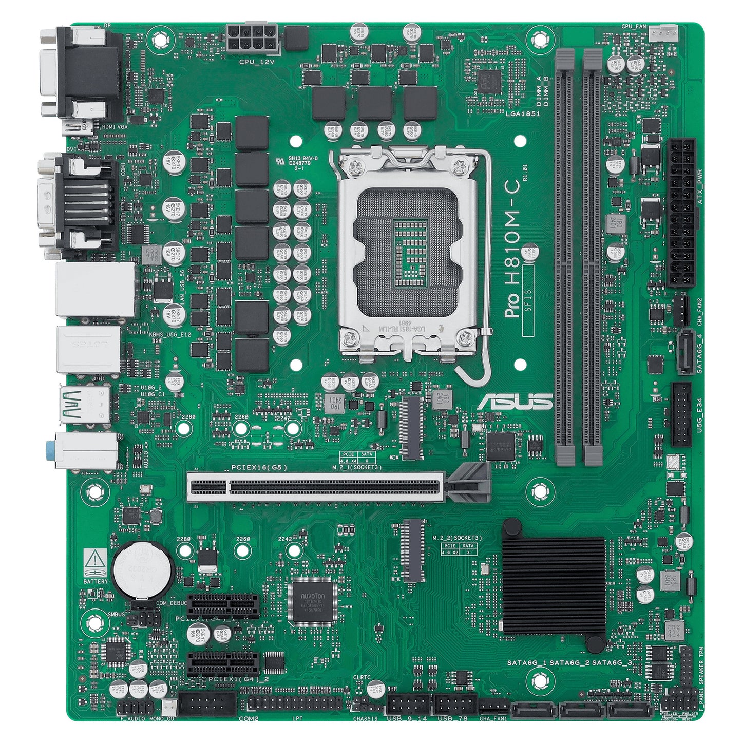 MB ASUS PRO H810M-C-CSM (Intel.LGA1851.DDR5.mATX)