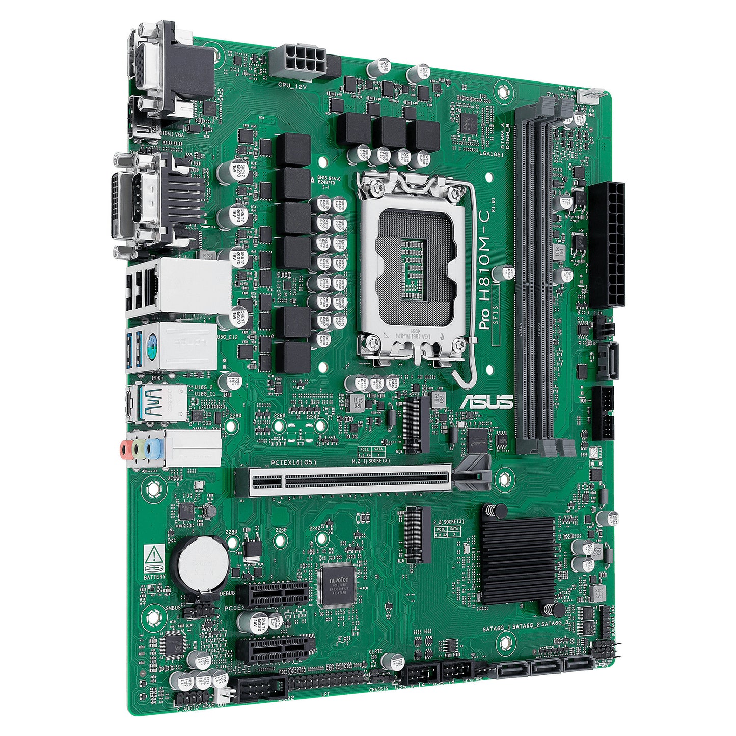 MB ASUS PRO H810M-C-CSM (Intel.LGA1851.DDR5.mATX)