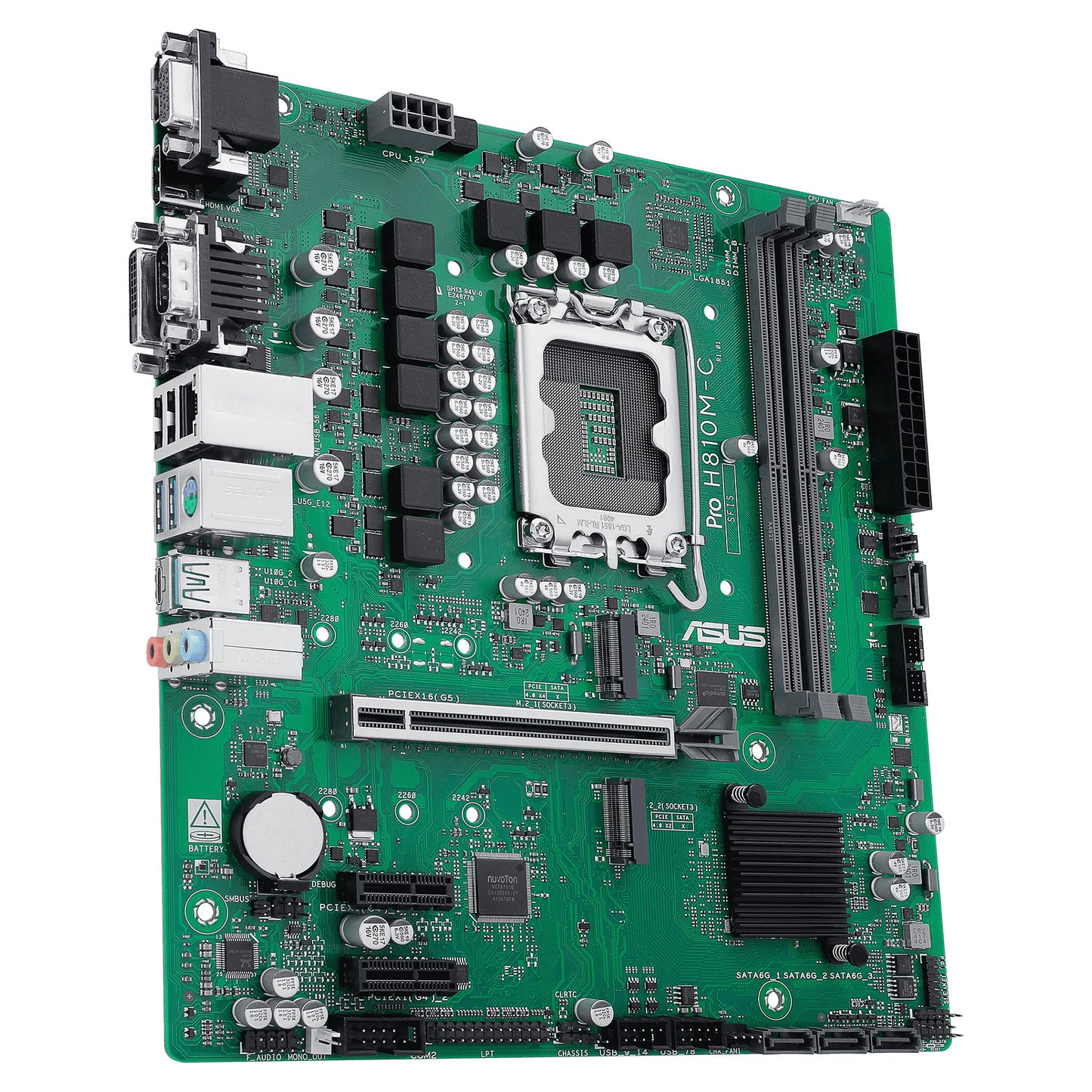 MB ASUS PRO H810M-C-CSM (Intel.LGA1851.DDR5.mATX)