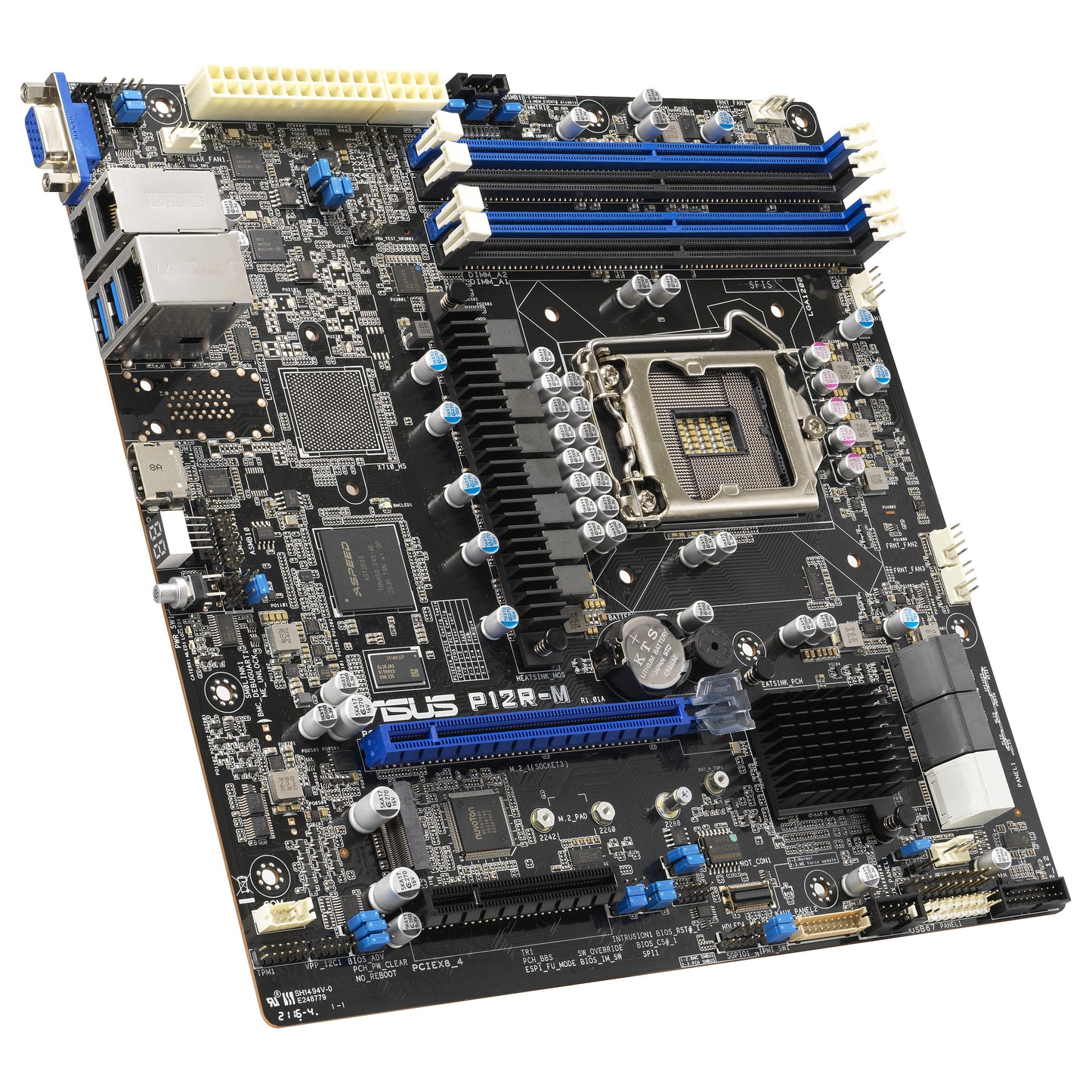 ASUS P12R-M microATX 1x LGA 1200 DDR4 2x1G
