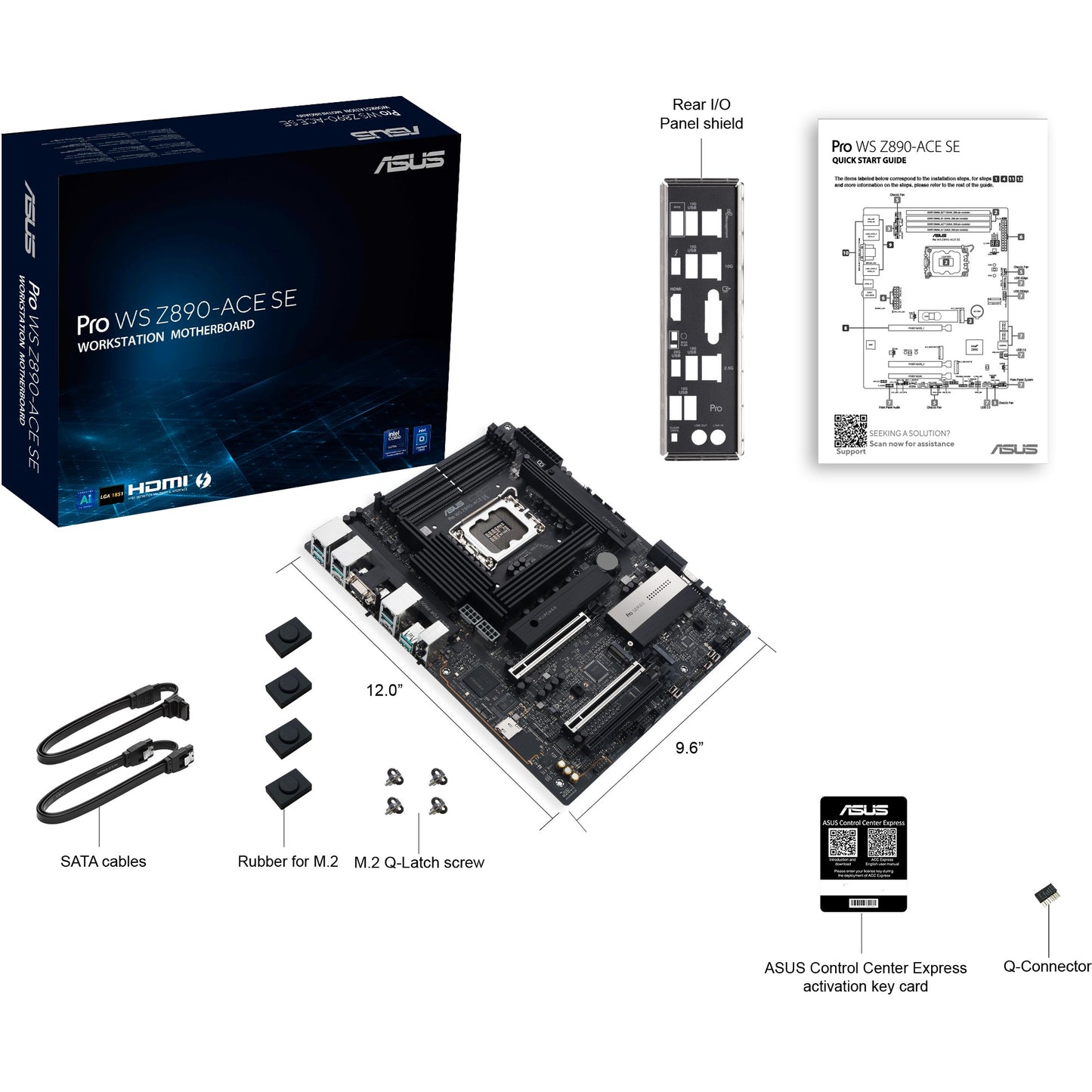 MB ASUS PRO WS Z890-ACE SE (Intel.1851.DDR5.mATX)