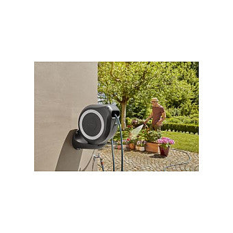 Gardena Wand-Schlauchbox RollUp M. 20 m. weiß